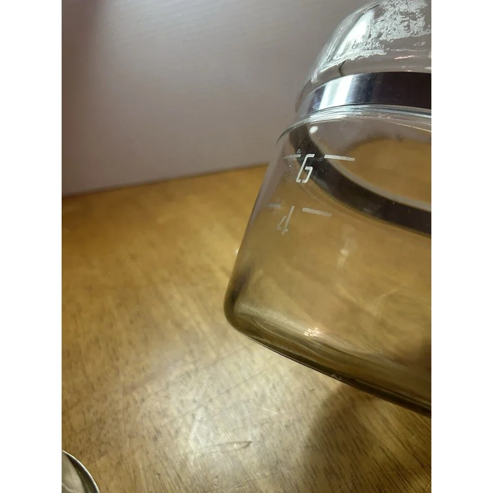 PYREX Flameware Glass Percolator Coffee Pot 6 Cup 7756 B Complete w/ Stem READ